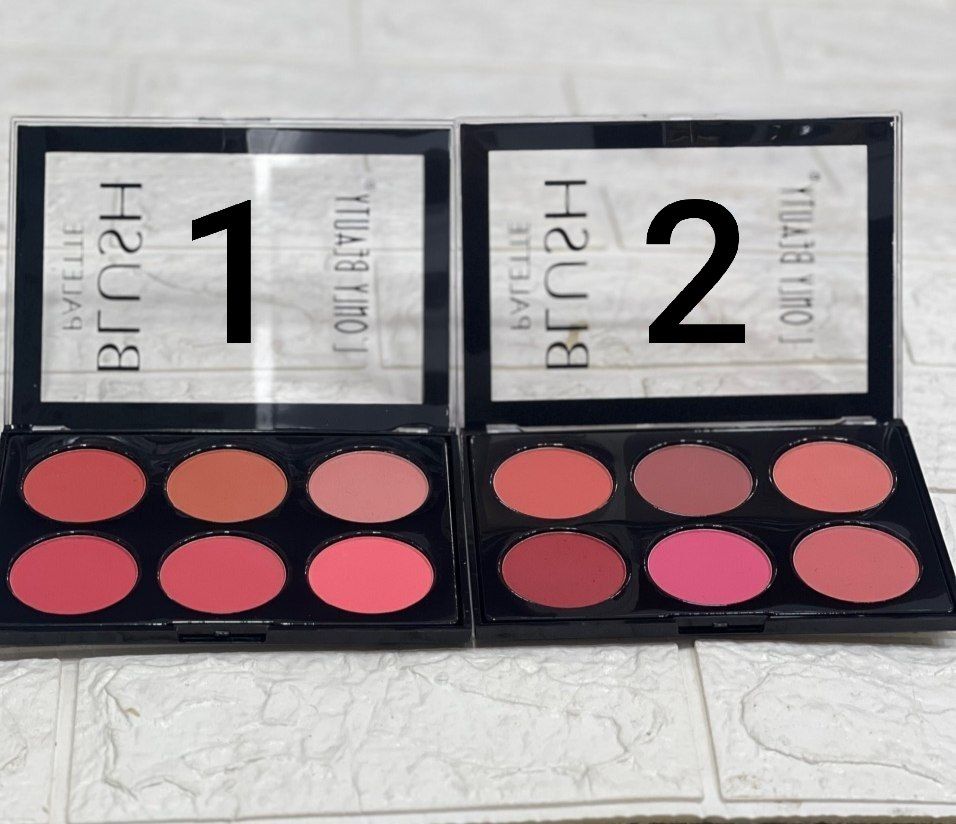 رژگونه جامد 6رنگ Blush