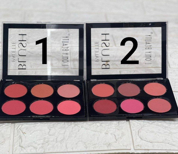رژگونه جامد 6رنگ Blush