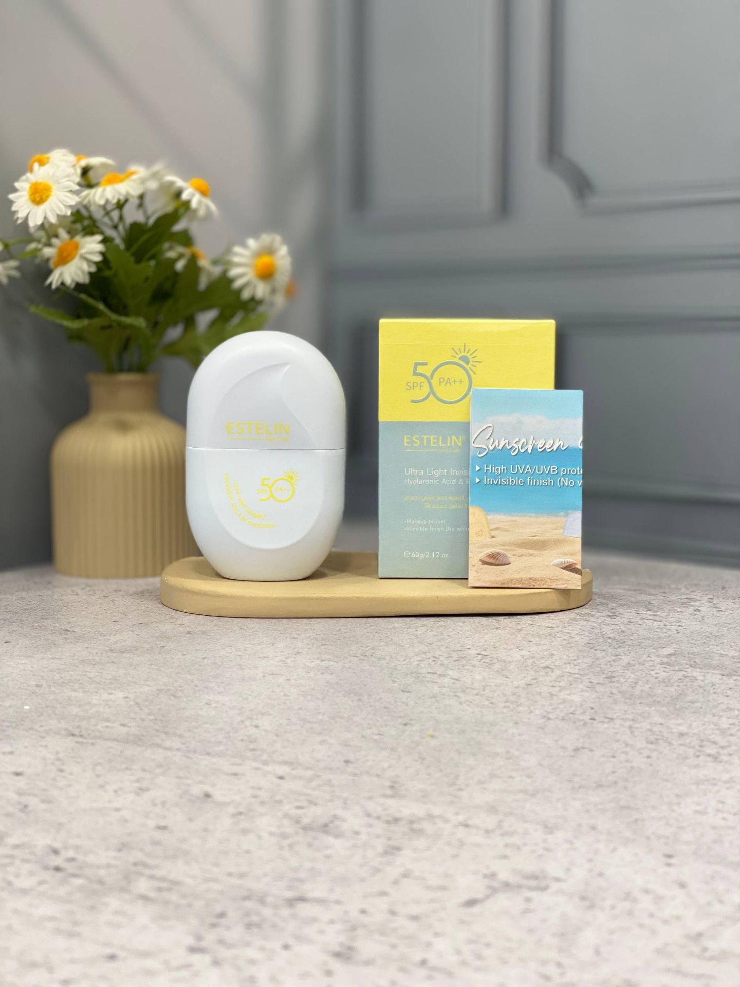 ضدآفتاب آبرسان هیالورونیک اسید استلین ++SPF50 PA