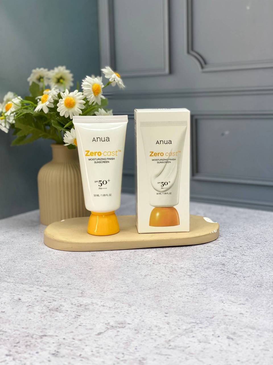 ضدآفتاب آبرسان آنوا زیروکست SPF50+ حجم 50 میل